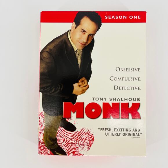 Monk - The Complete First Season (DVD, 2002, 4-Disc Set) - Good Used Condition - Picture 5 of 11
